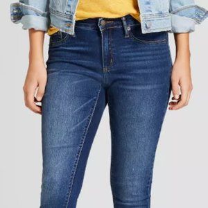 Women's Mid-rise Jeggings - 10 short Dark Wash
